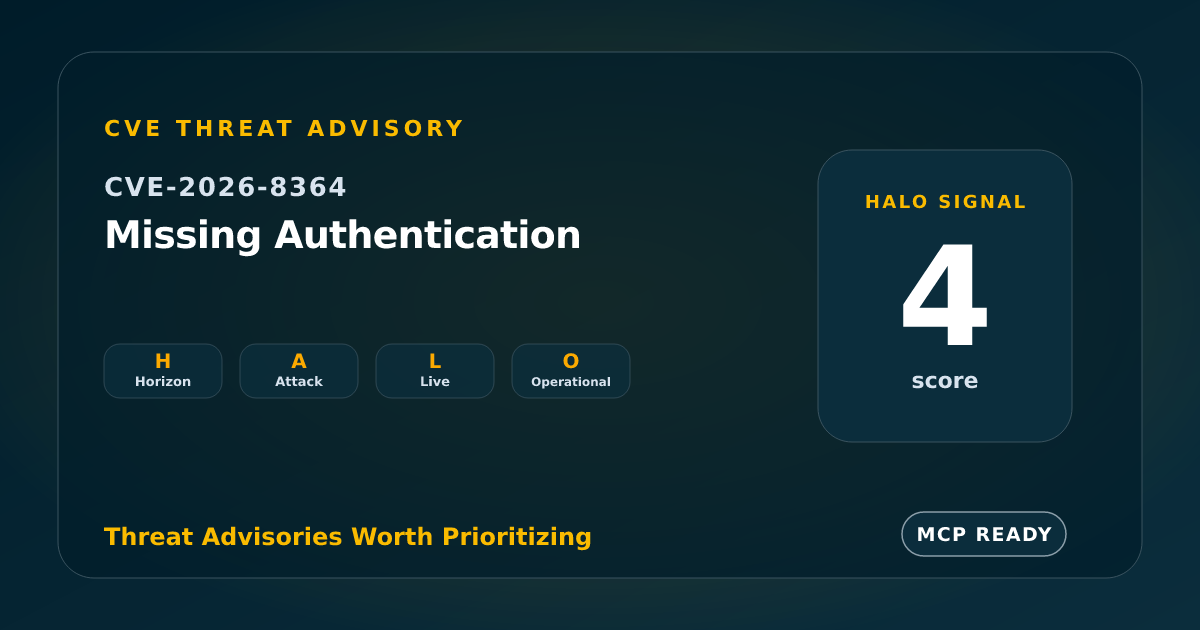 CVE-2026-8364: Gladinet Triofox Agent HTTP Request Vulnerability