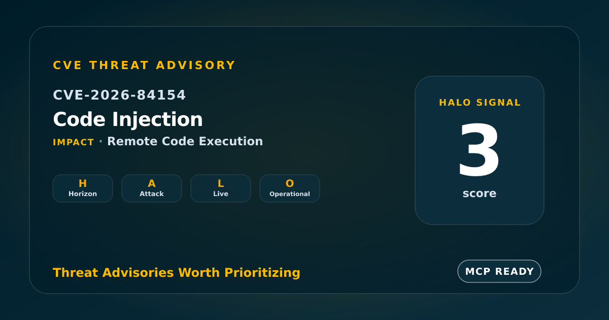 CVE-2026-84154: GEOVIA Geospatial Data Manager Code Injection