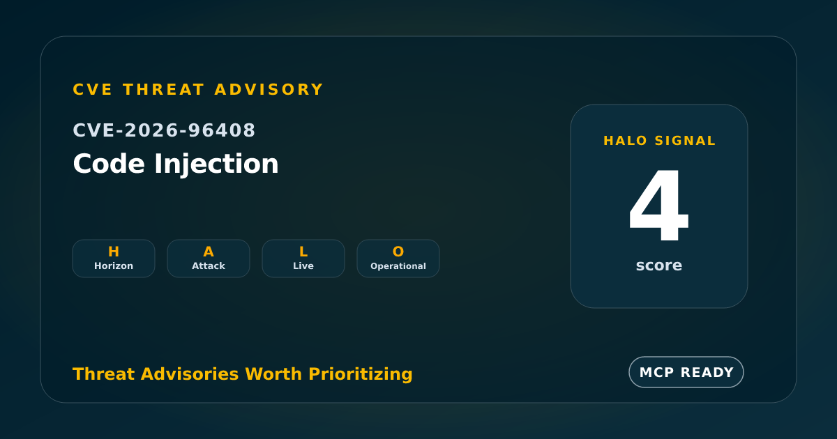CVE-2026-96408: Movable Type Upgrade Script Code Injection